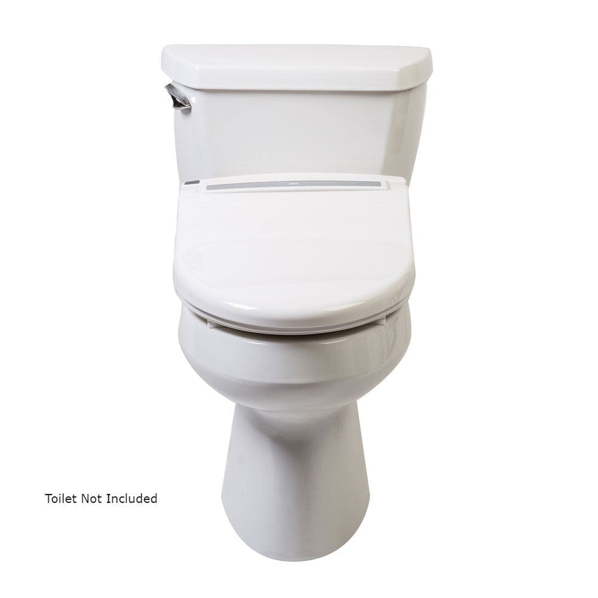 CleanSense, CleanSense DIB-1500R-EW-220 White Advanced Elongated Bidet Seat With LCD Remote Control and Energy Efficient Water Heating System 220V