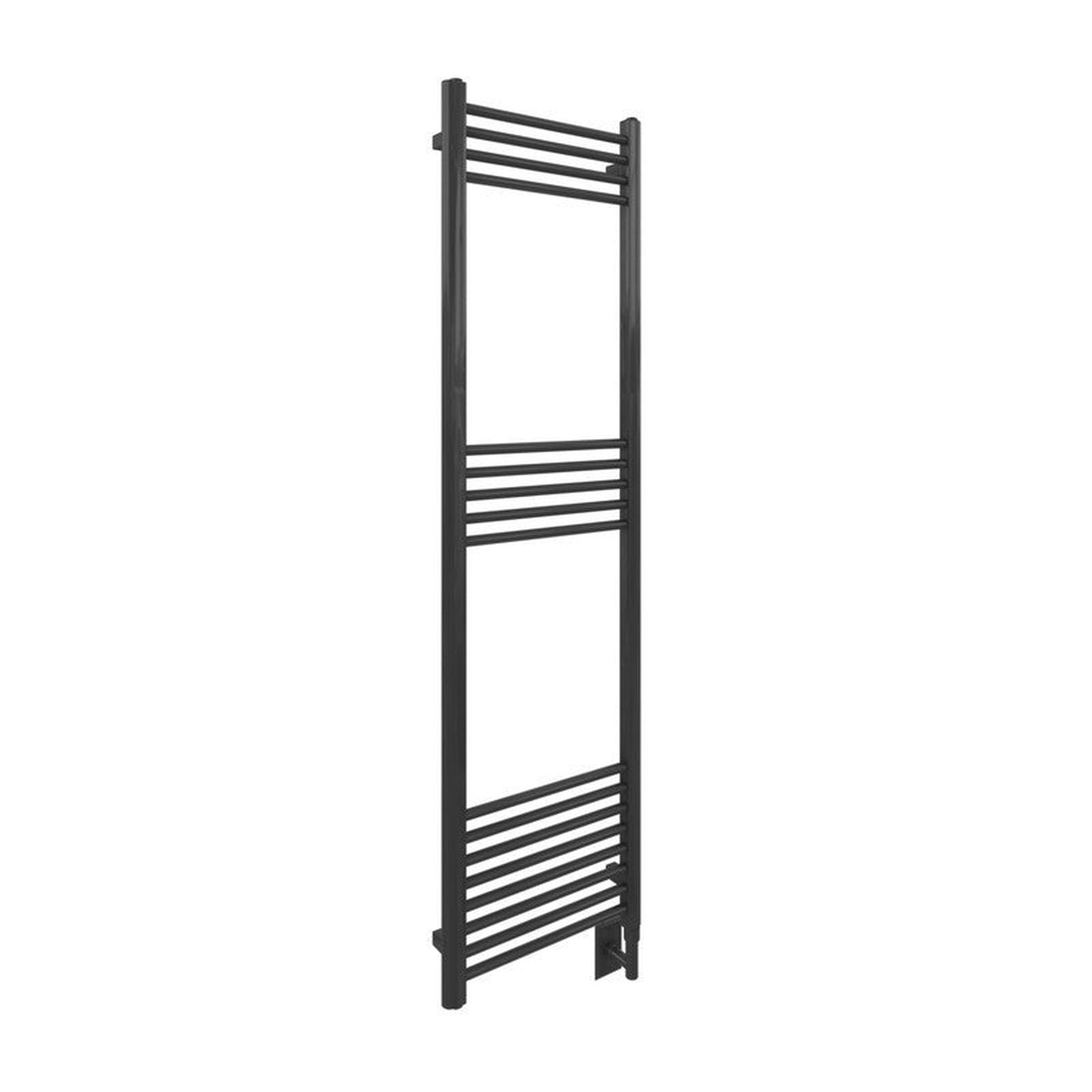 Paris Mirror by IBMirror, Cozy in Paris EOS 20" x 63" 500 W 425 BTU Black Electric Heating Wall-Mounted Towel Warmer