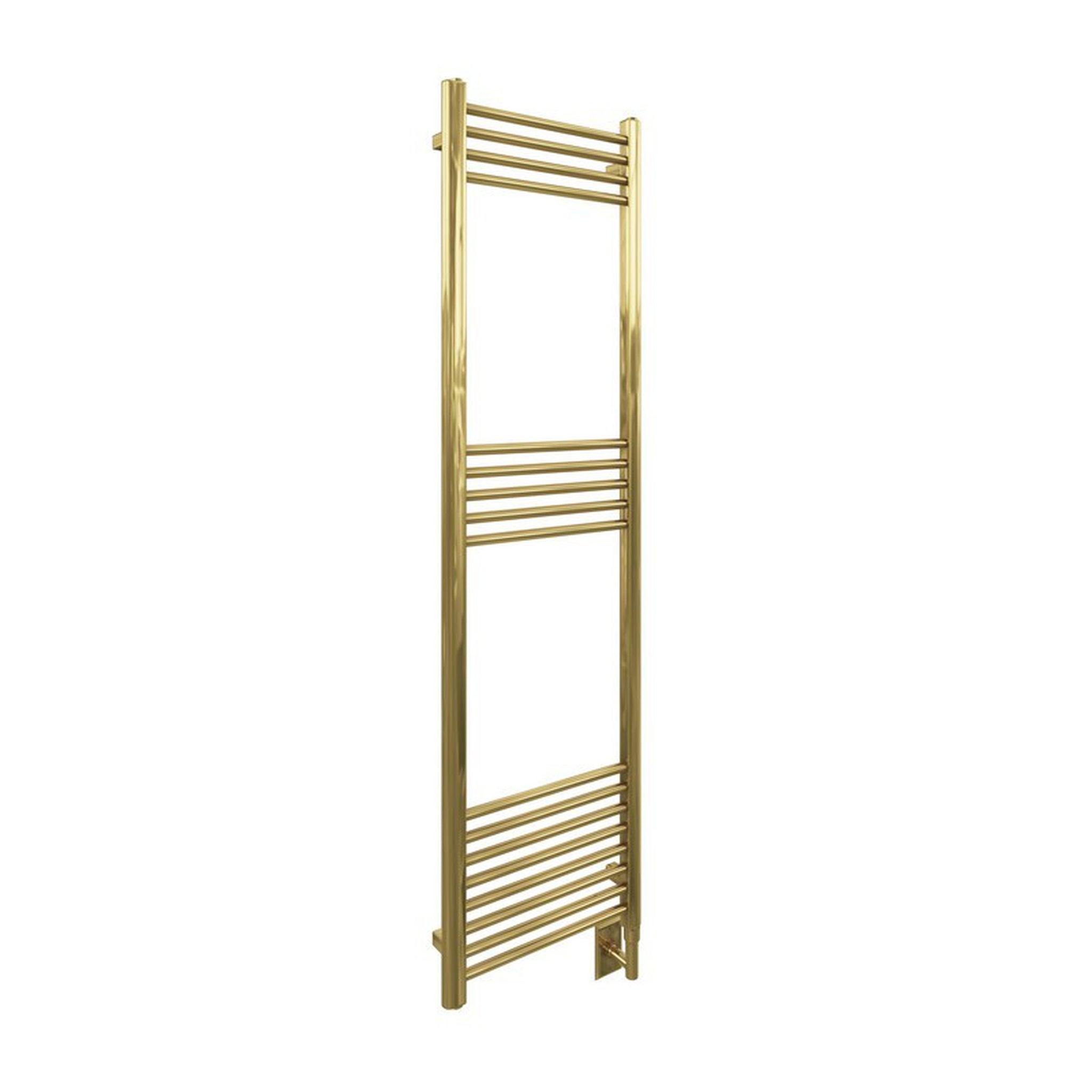 Paris Mirror by IBMirror, Cozy in Paris EOS 20" x 63" 500 W 425 BTU Gold Electric Heating Wall-Mounted Towel Warmer