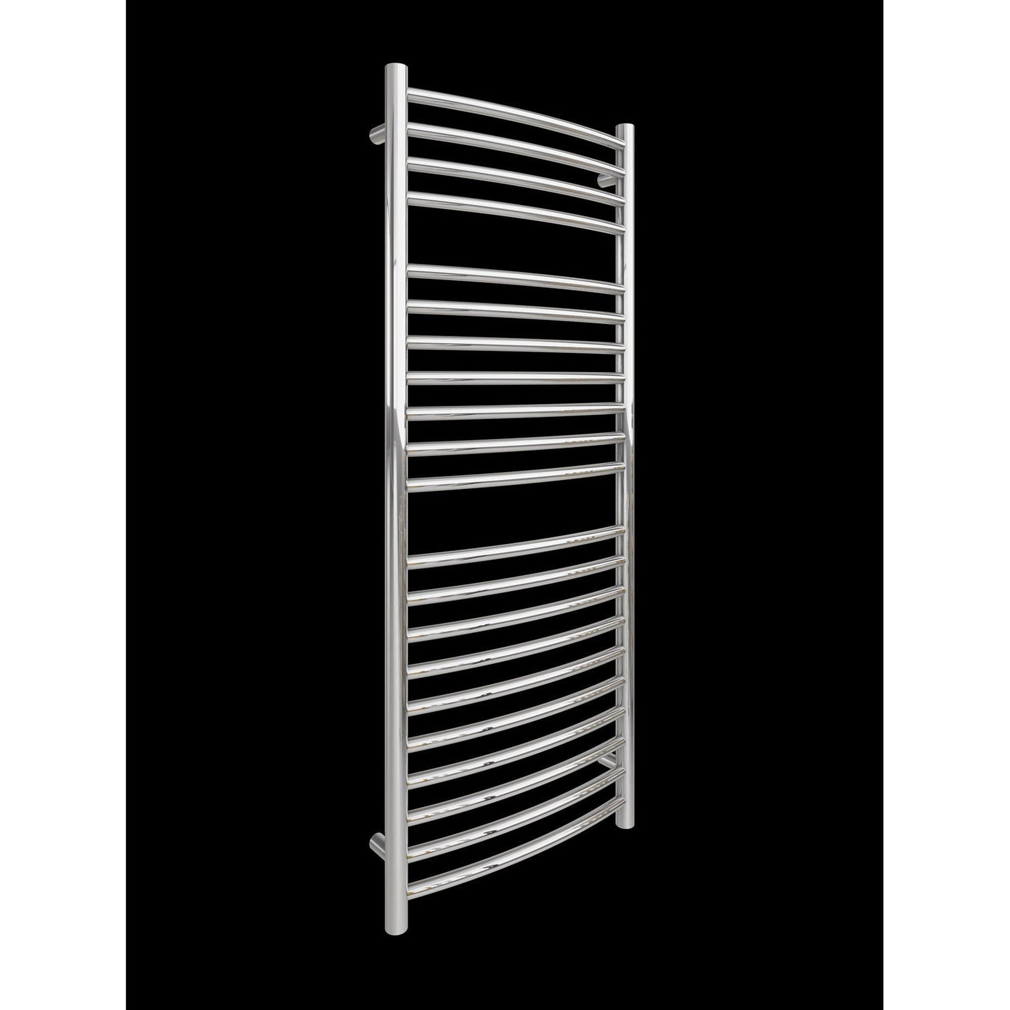 Paris Mirror by IBMirror, Cozy in Paris Hestia 24" x 59" 210 W 716 BTU Chrome Electric Heating Wall-Mounted Towel Warmer