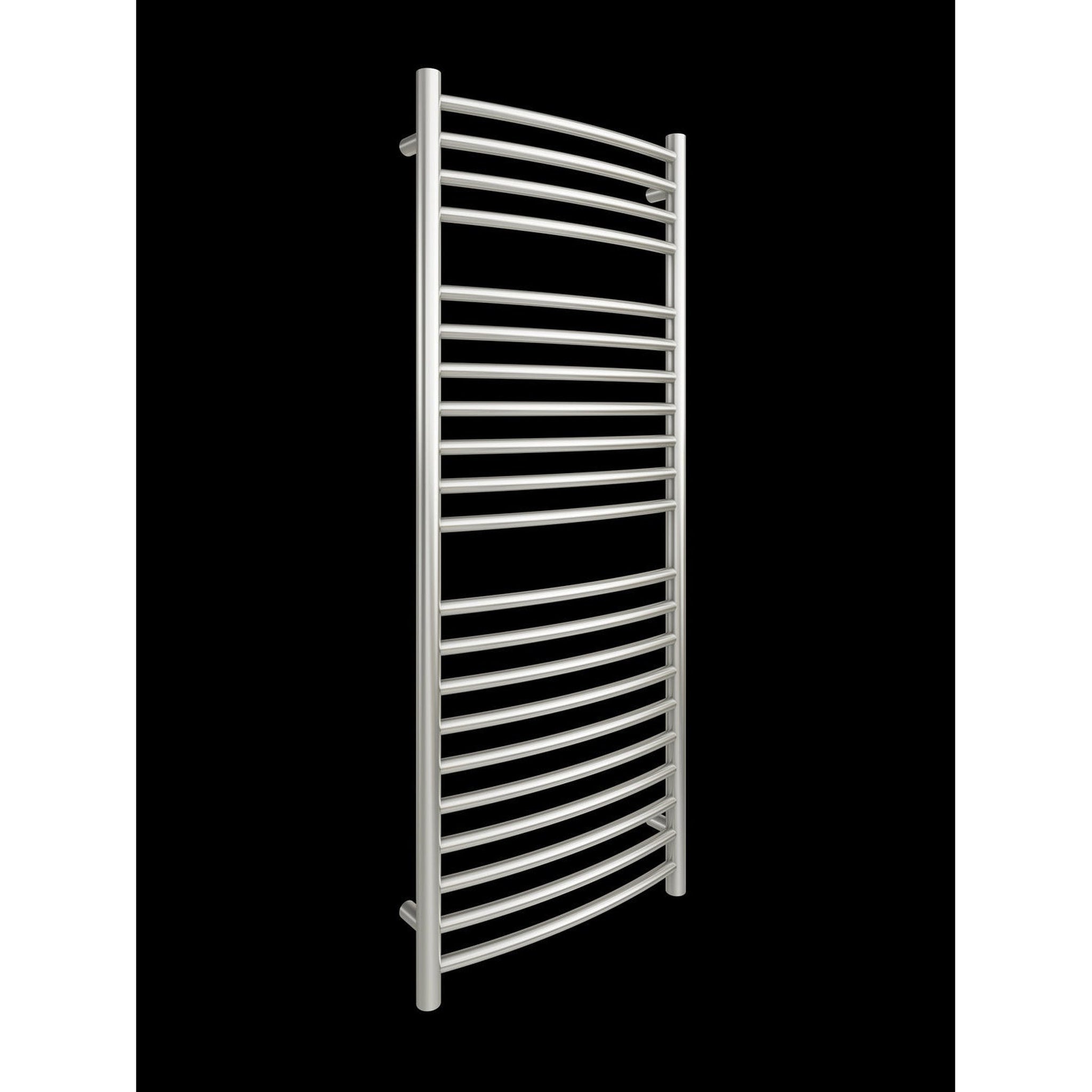 Paris Mirror by IBMirror, Cozy in Paris Hestia 24" x 59" 210 W 716 BTU Nickel Electric Heating Wall-Mounted Towel Warmer