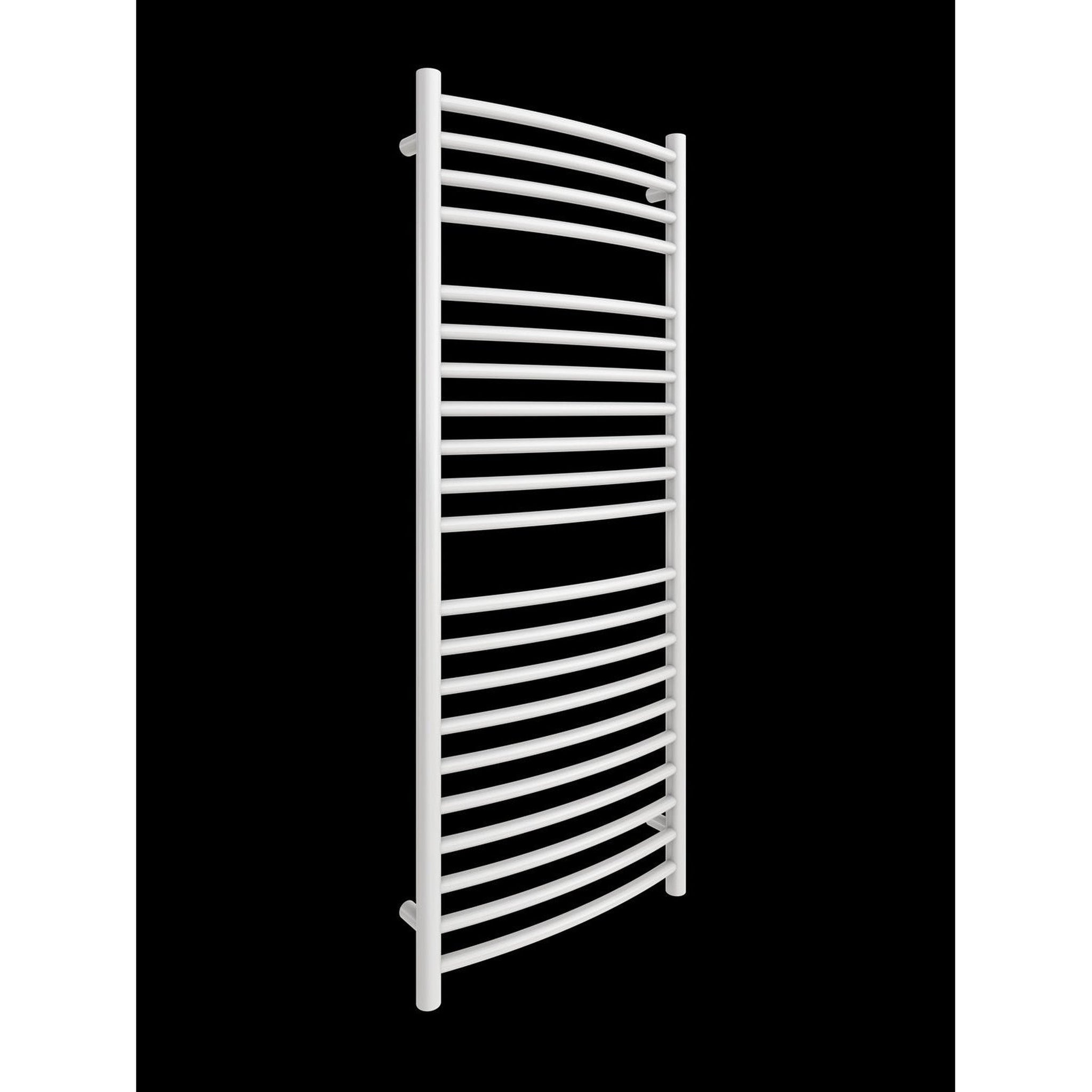 Paris Mirror by IBMirror, Cozy in Paris Hestia 24" x 59" 210 W 716 BTU White Electric Heating Wall-Mounted Towel Warmer