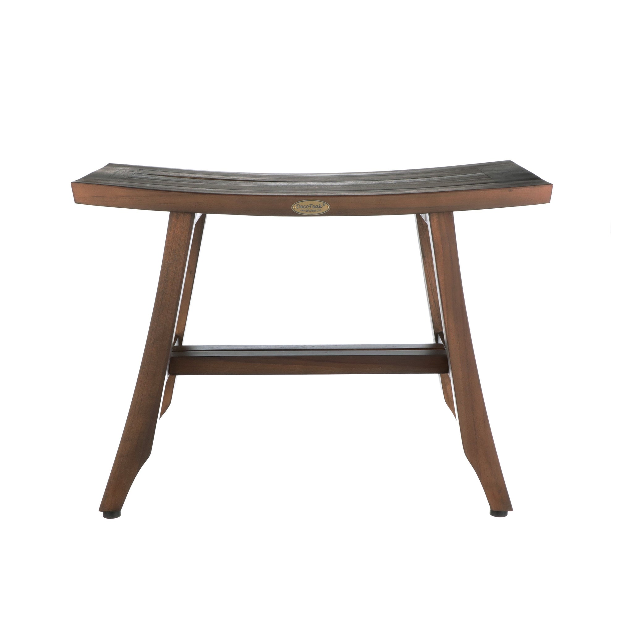 DecoTeak by E&T Horizons, DecoTeak Satori 24" Woodland Brown Solid Teak Wood Shower Bench