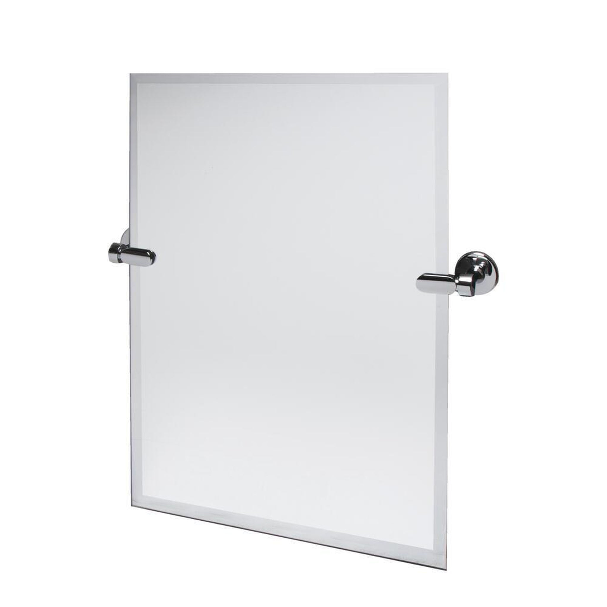 DreamWerks, Dreamwerks 21" x 24" Chrome Rectangular Frameless Pivot Mirror