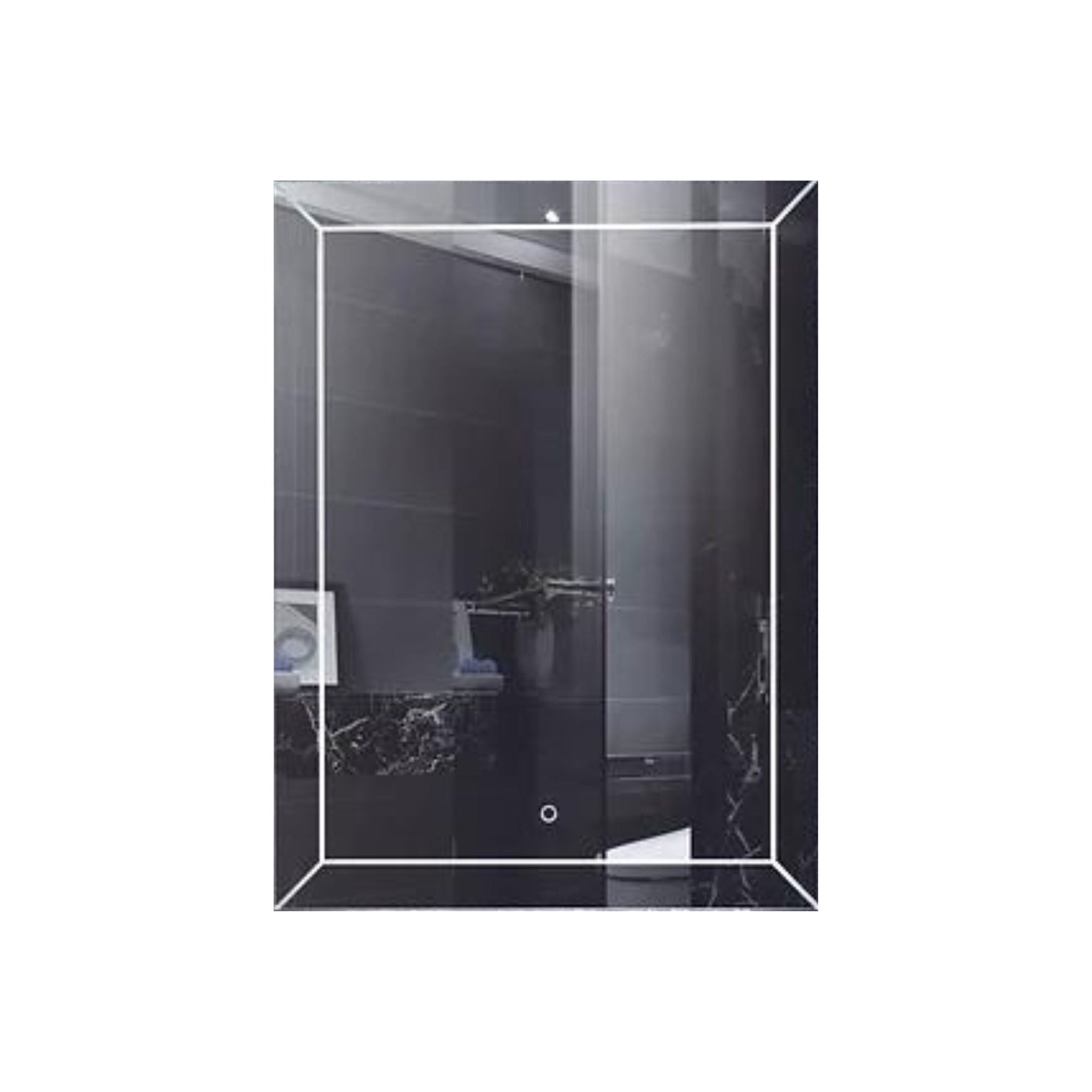 Duko, Duko Athena 24" x 30" Bathroom Vanity LED Mirror With Touch Switch and Demister