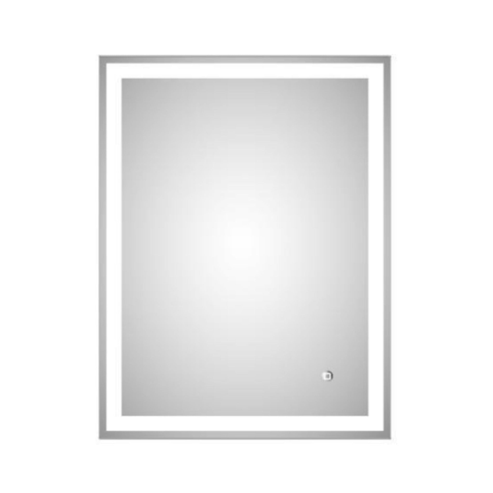 Duko, Duko Aurora 24" x 30" Bathroom Vanity LED Mirror With Touch Switch and Demister