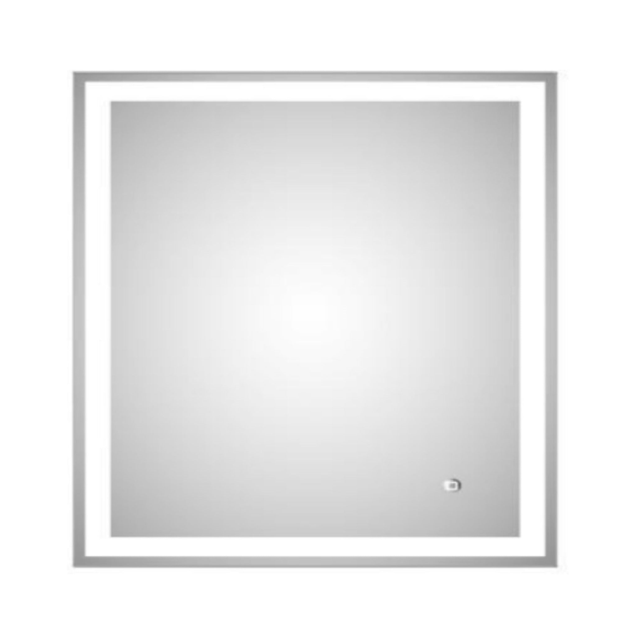 Duko, Duko Aurora 30" x 30" Bathroom Vanity LED Mirror With Touch Switch and Demister