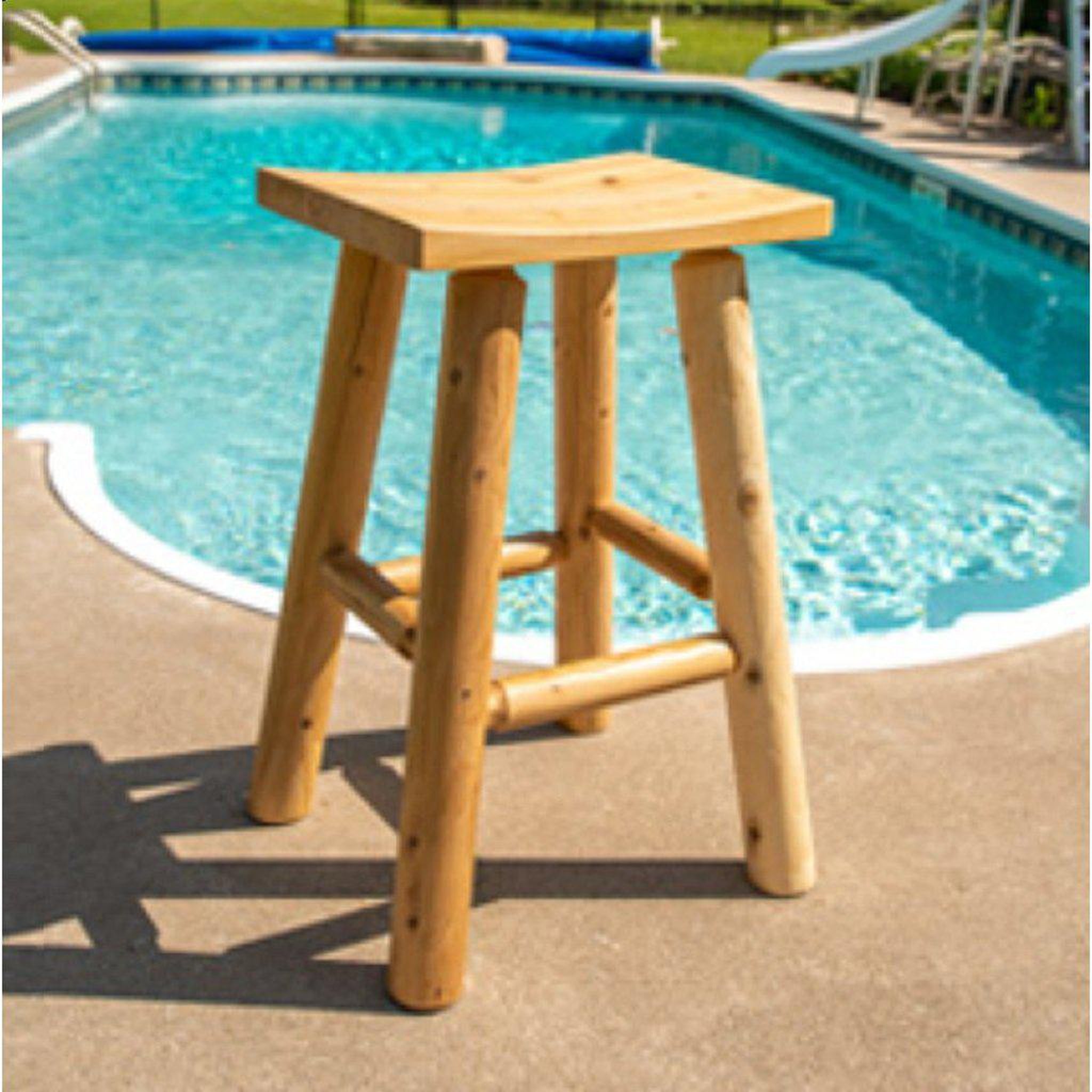 Dundalk LeisureCraft, Dundalk LeisureCraft Canadian Timber 30" Saddle Seat Bar Stool