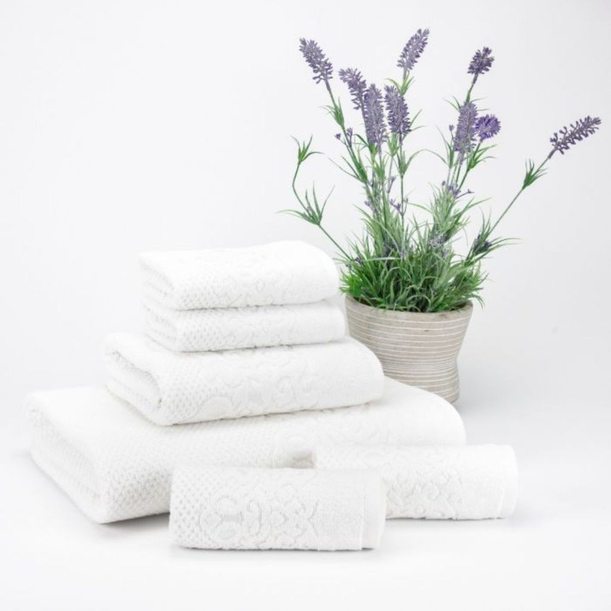 East`N Blue, East`N Blue Galata Turkish Cotton White Bath Towel