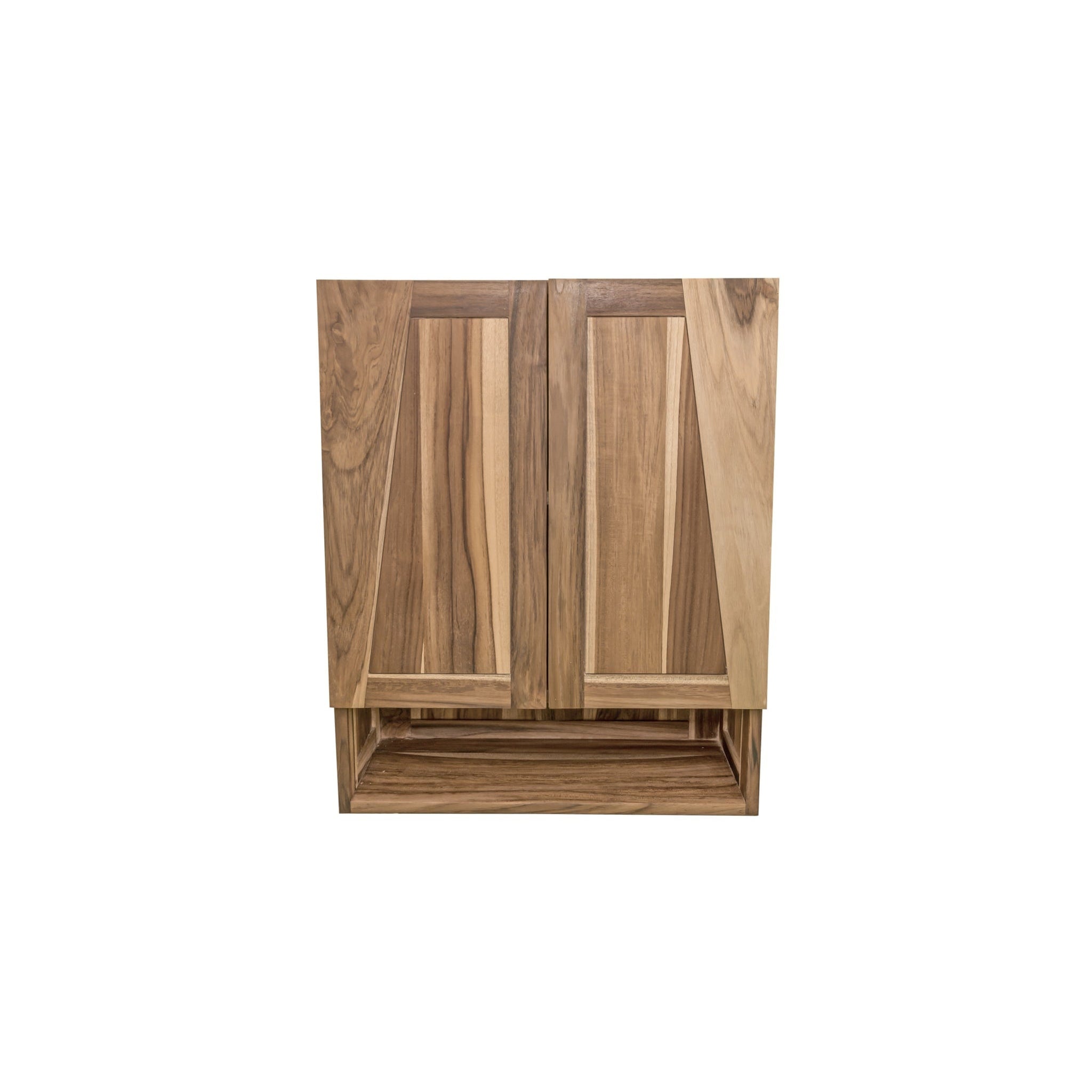 EcoDecors by E&T Horizons, EcoDecors Significado 24" EarthyTeak Solid Teak Wood Fully Assembled Wall Cabinet