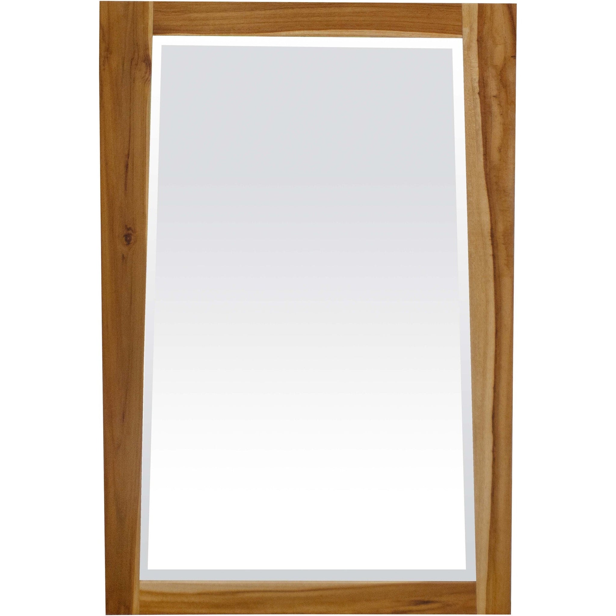 EcoDecors by E&T Horizons, EcoDecors Significado 24" x 35" EarthyTeak Solid Teak Wood Wall Mirror