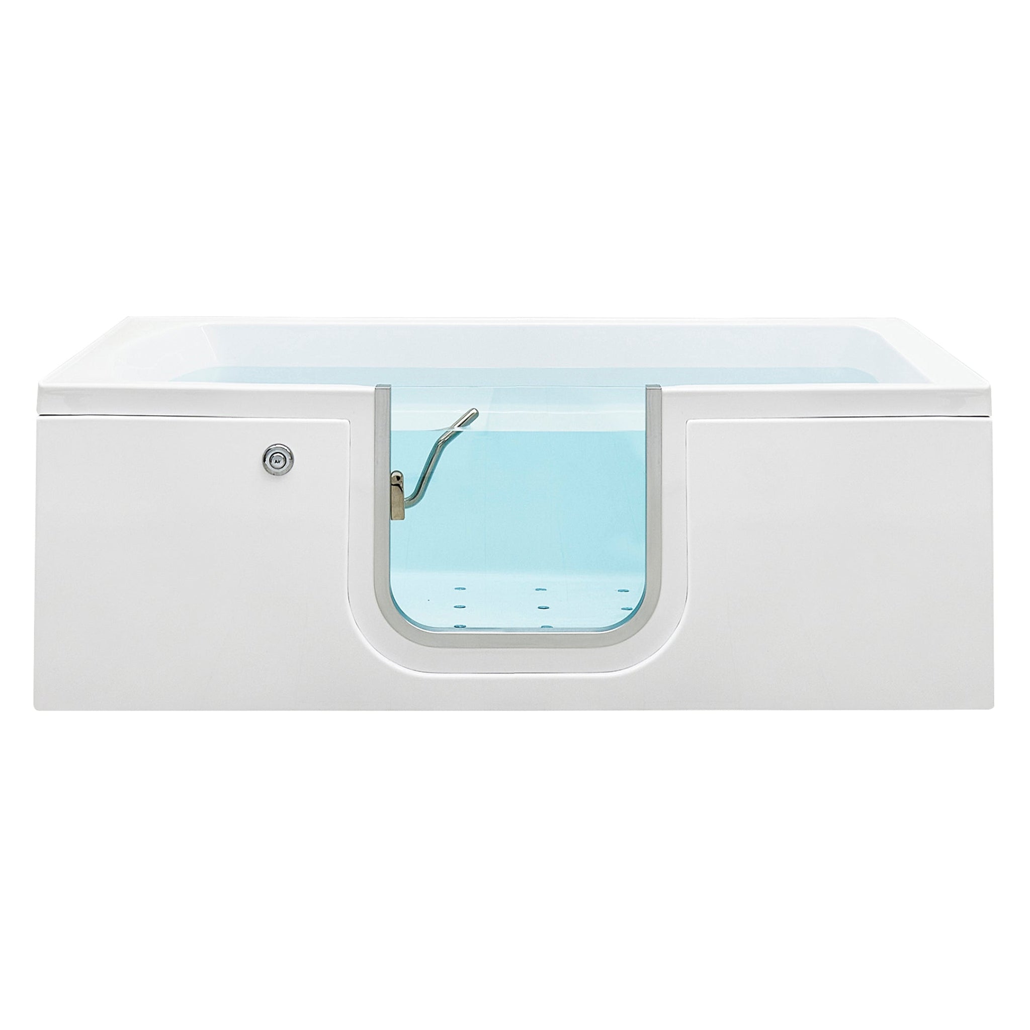 Ella's Bubbles, Ella's Bubbles Laydown 30" x 60" White Acrylic Air Massage Walk-In Bathtub With Left Inward Swing Door