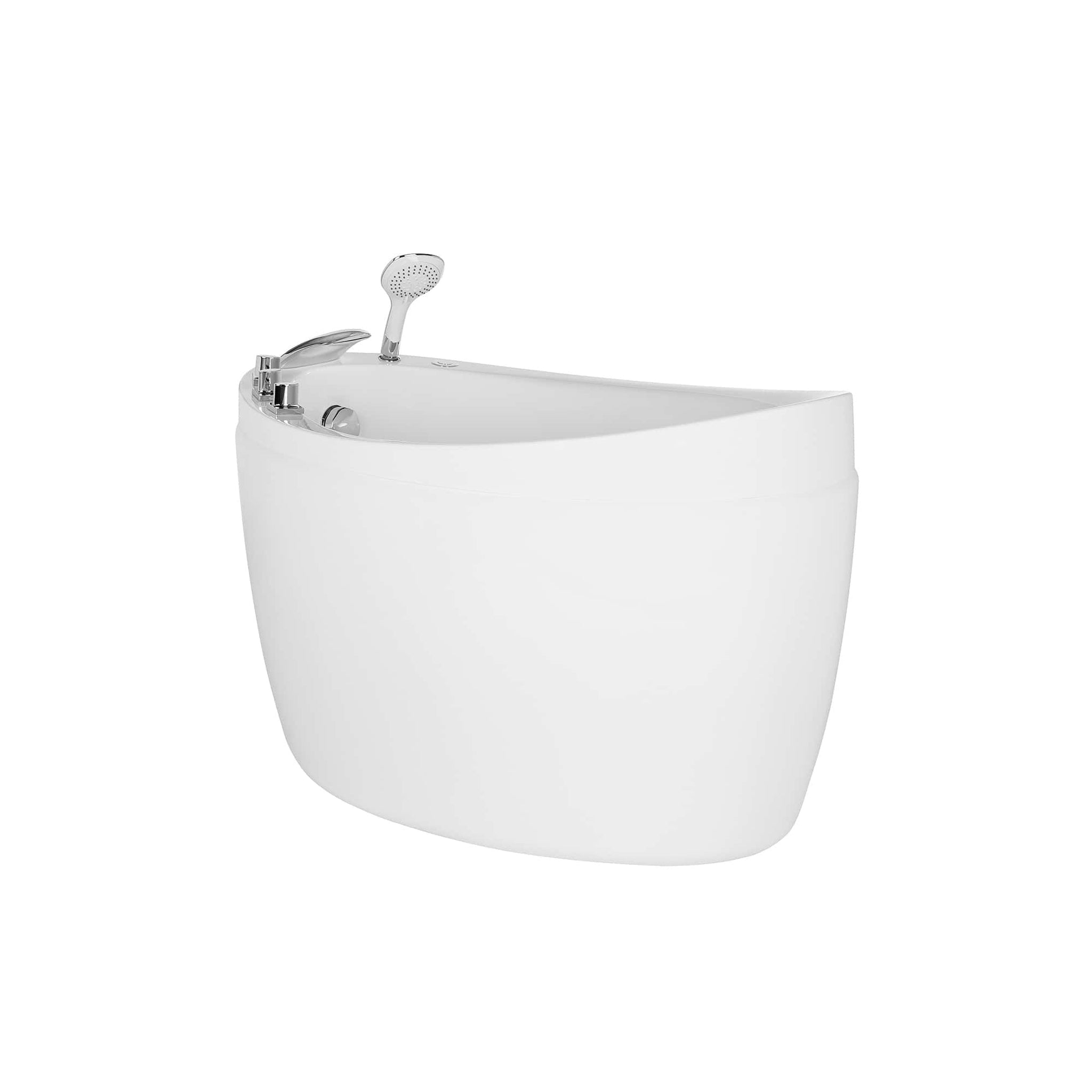 Empava, Empava 48" Japanese-Style Freestanding Oval Air Massage Bath Tub