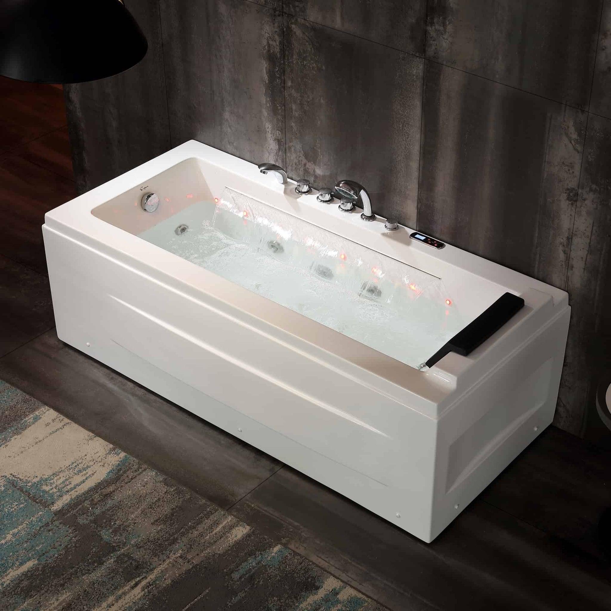 Empava, Empava 67" Rectangular Combination Massage Bathtub