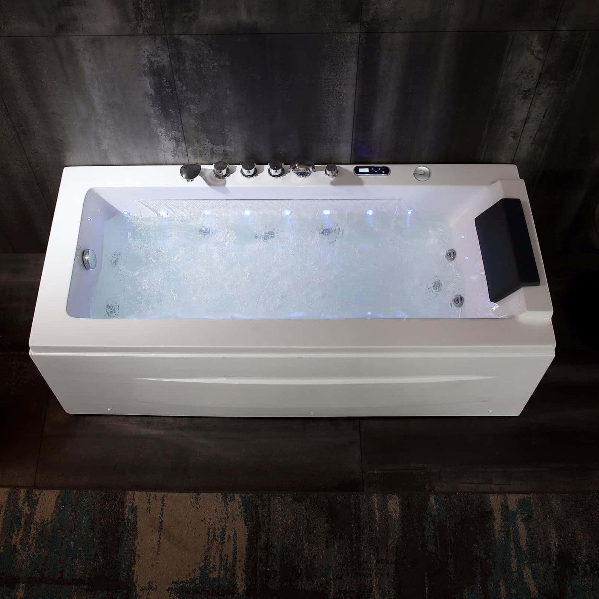 Empava, Empava 67" Rectangular Combination Massage Bathtub