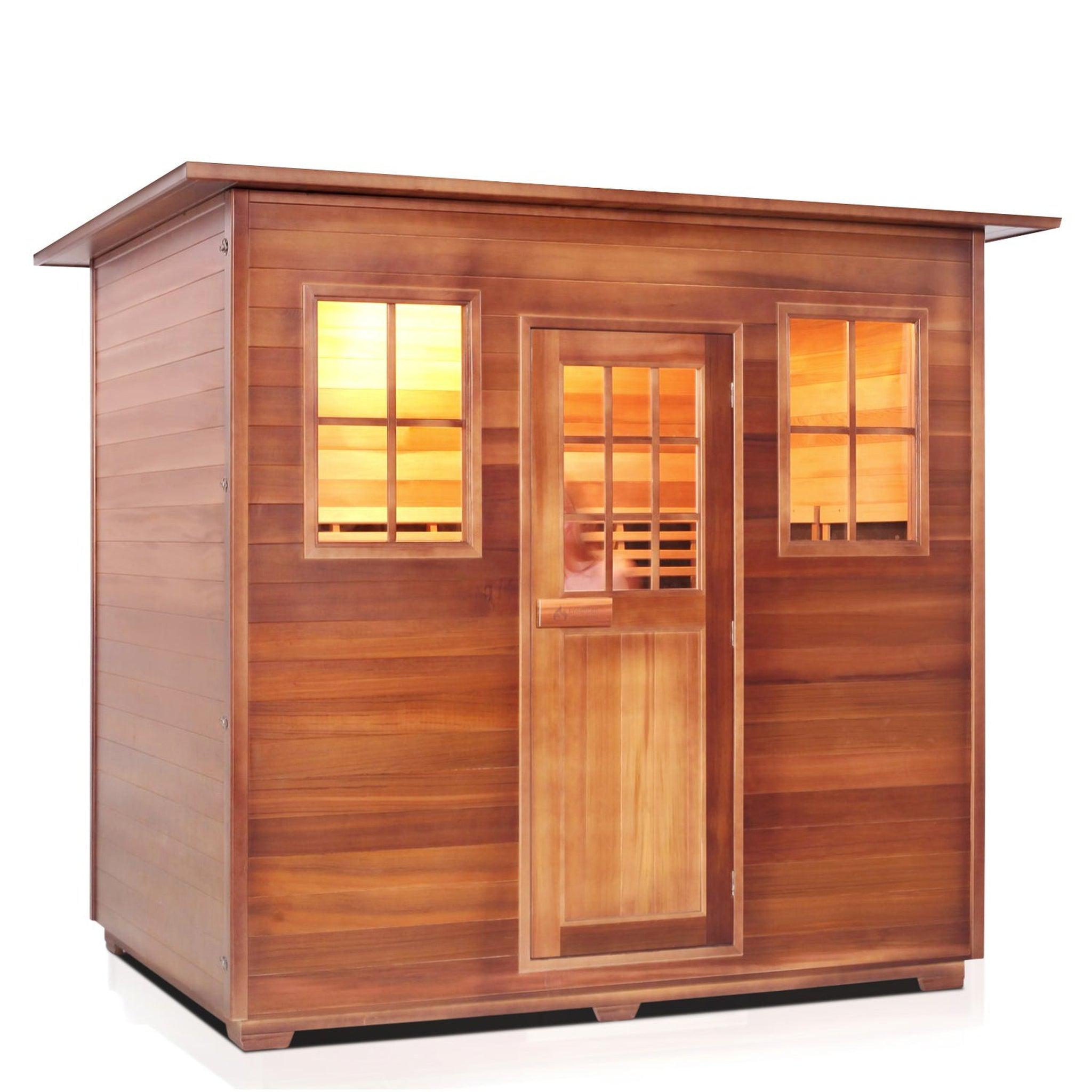 Enlighten Sauna, Enlighten InfraNature Original Sierra 5-Person Full Spectrum Infrared Indoor Sauna