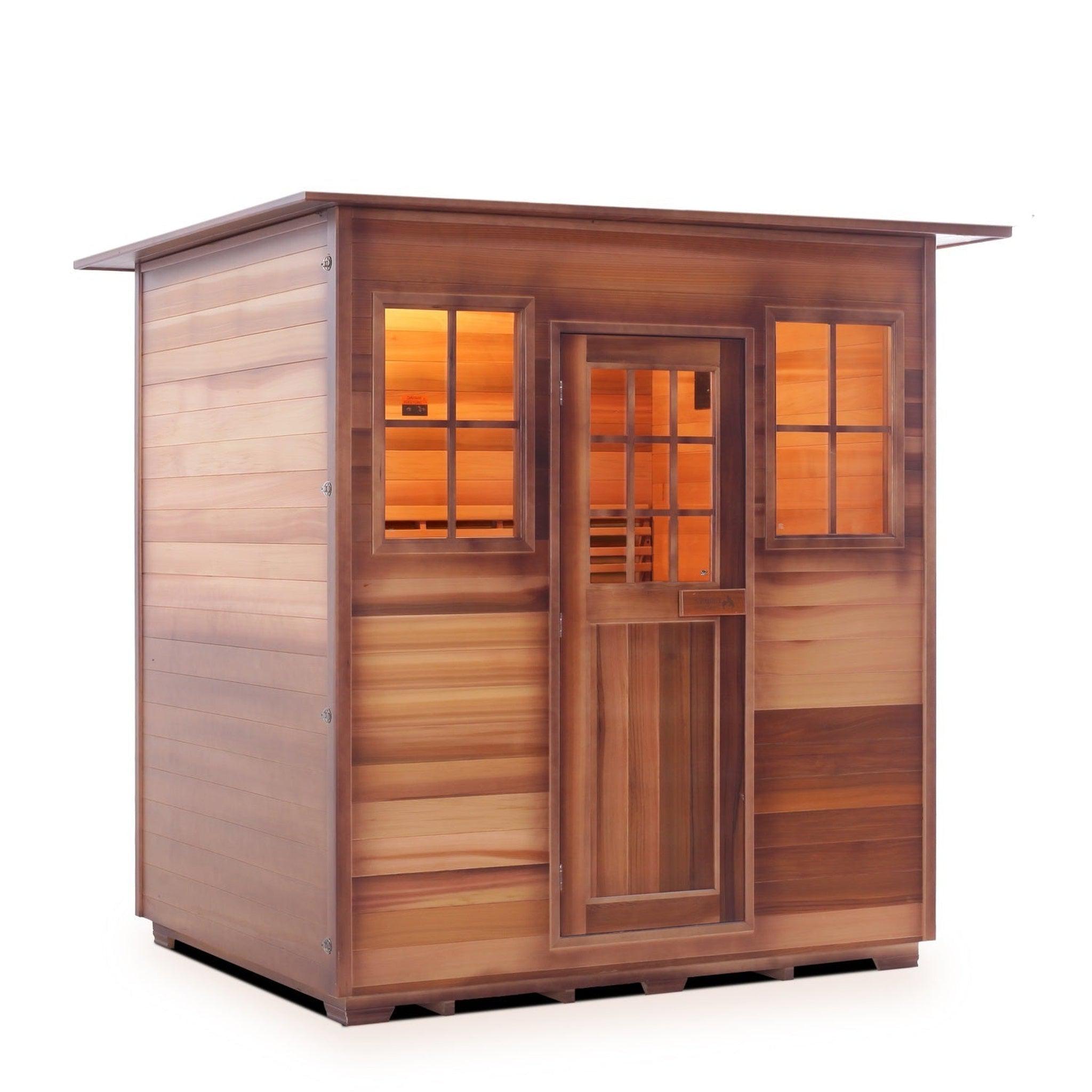 Enlighten Sauna, Enlighten SaunaTerra MoonLight 4-Person Dry Traditional Indoor Sauna