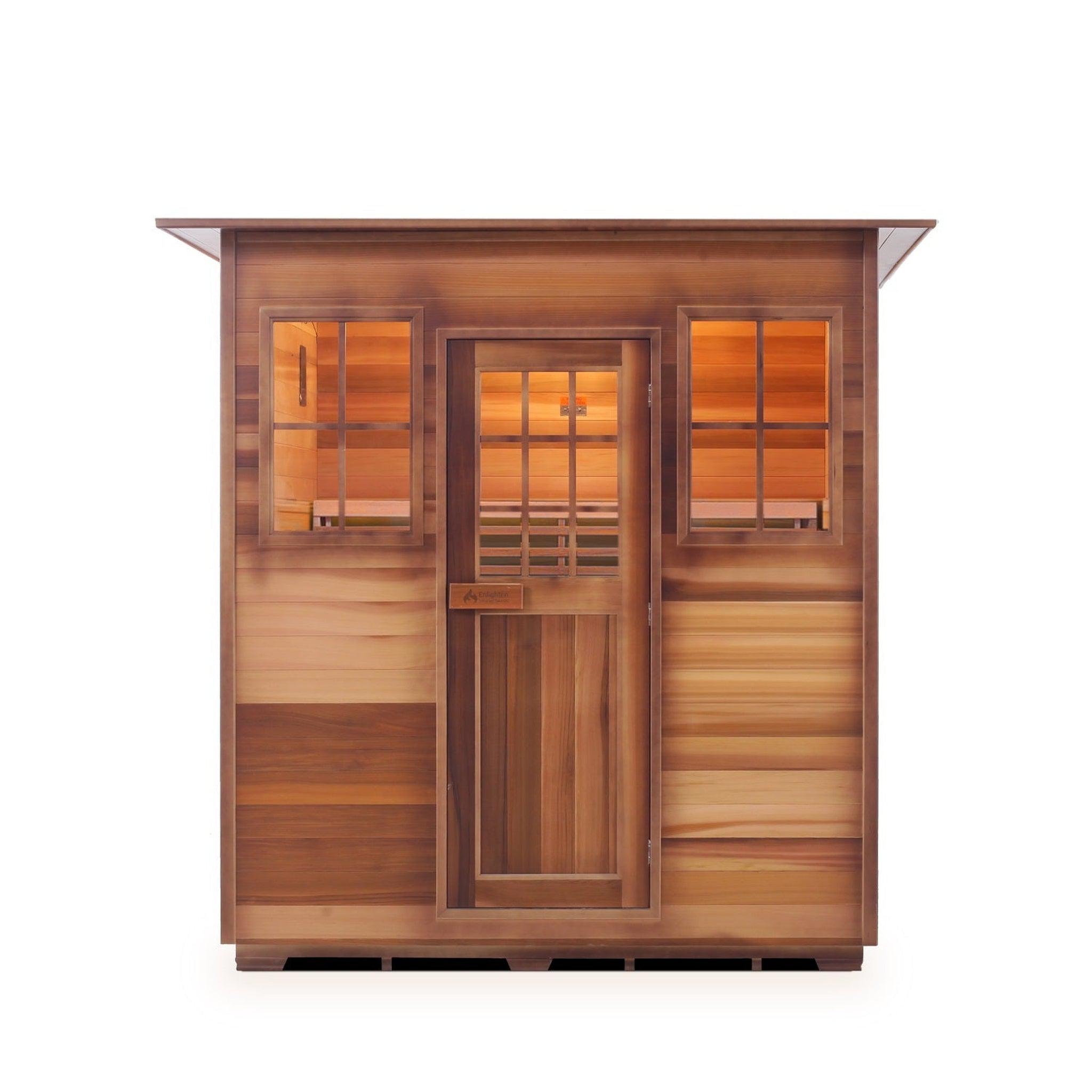 Enlighten Sauna, Enlighten SaunaTerra MoonLight 4-Person Dry Traditional Indoor Sauna