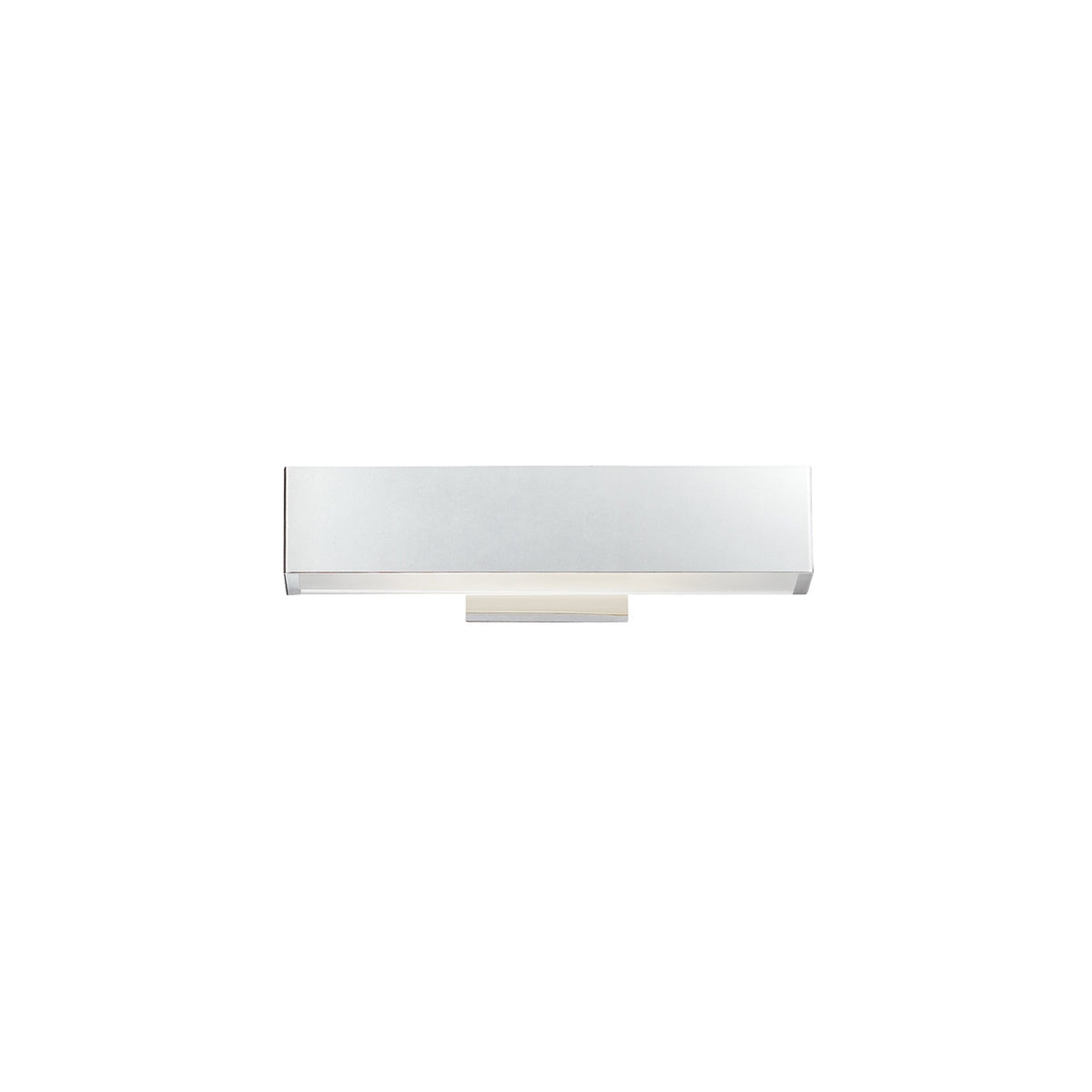 Eurofase Lighting, Eurofase Lighting Anello 15" Dimmable Integrated LED Chrome Wall Sconce With Frosted White Glass Shade