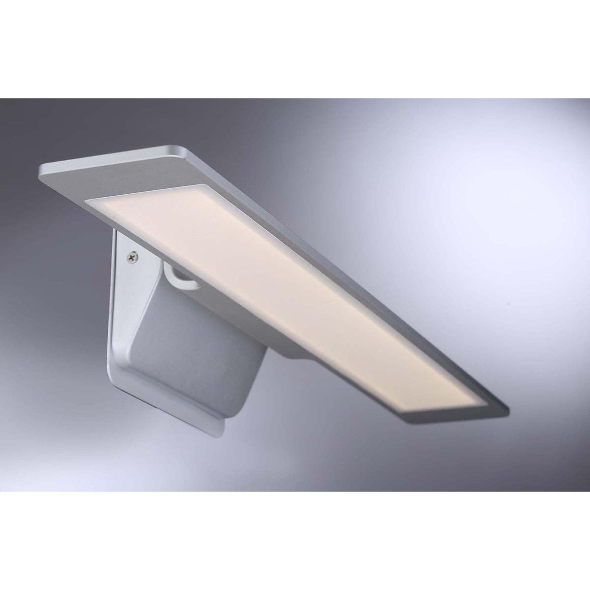 Eurofase Lighting, Eurofase Lighting Anton 22" Small Dimmable Integrated LED Metal Brushed Nickel Wall Sconce With Frosted Acrylic Shade