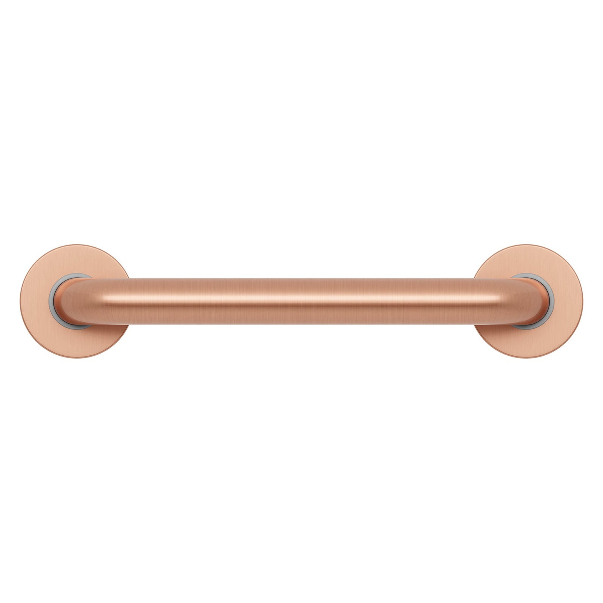 Evekare, Evekare 12" x 1.25" Stainless Steel Concealed Mount Grab Bar in Brushed Rose Gold