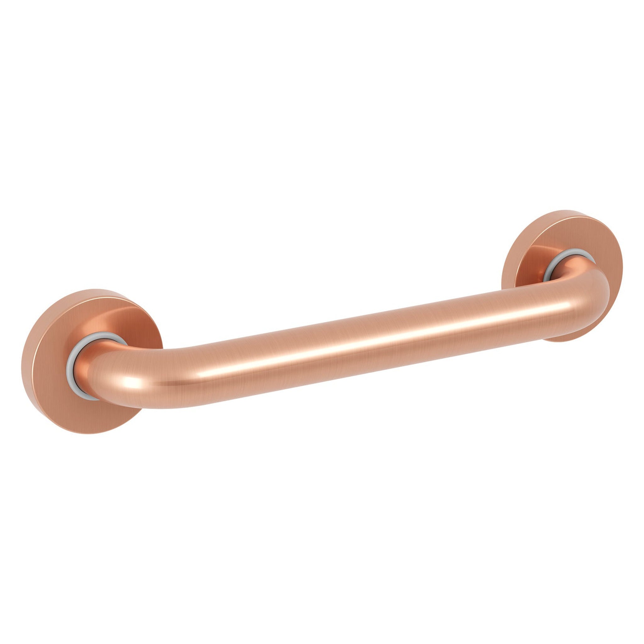 Evekare, Evekare 12" x 1.25" Stainless Steel Concealed Mount Grab Bar in Brushed Rose Gold