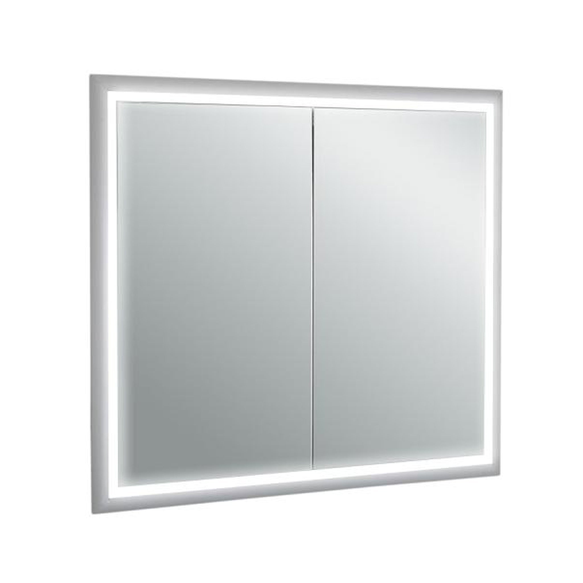 Eviva, Eviva 33” x 30” Wall-Mounted Mirror Medicine Cabinet With Led Lights