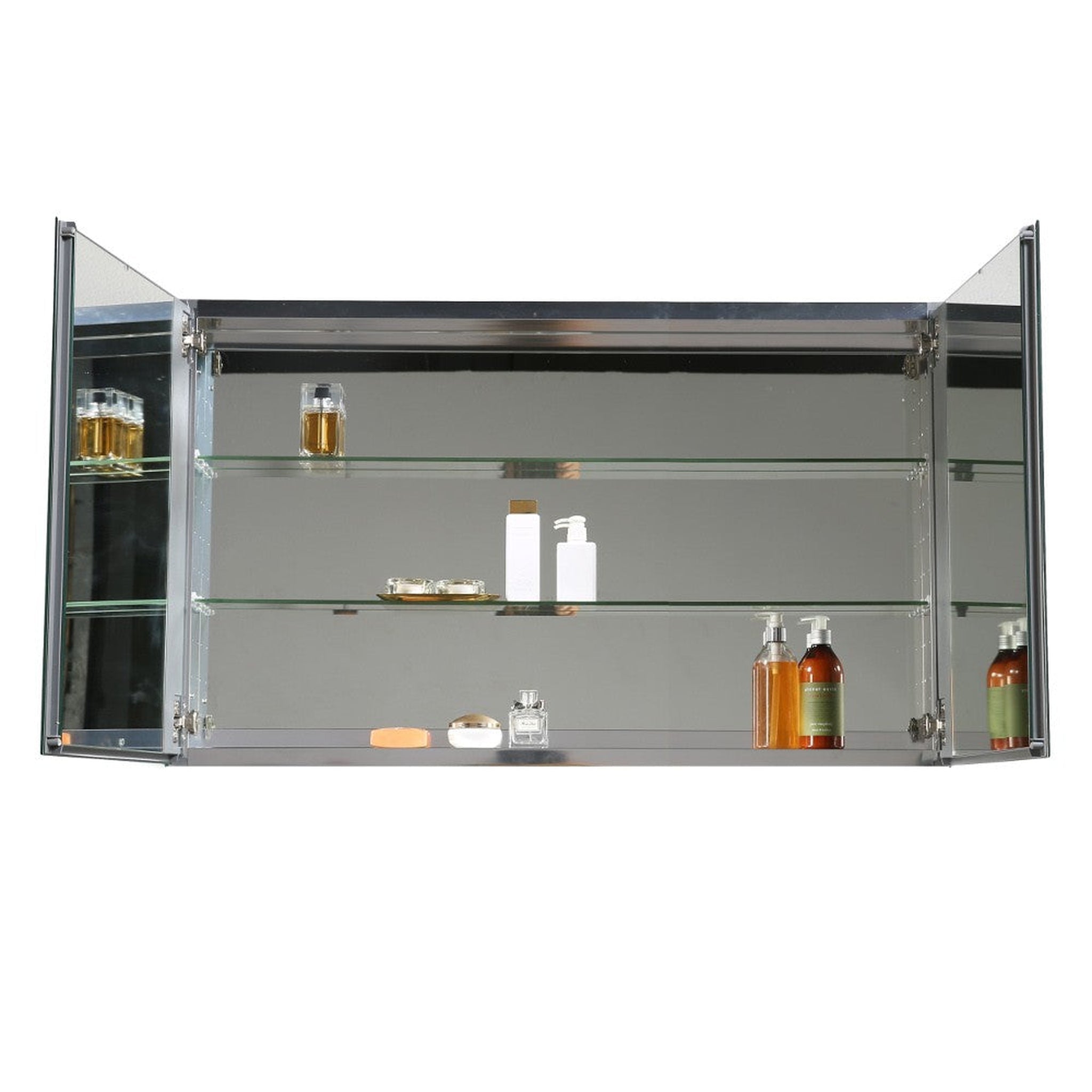 Eviva, Eviva 48” x 27” Wall-Mounted Mirror Medicine Cabinet With Led Lights