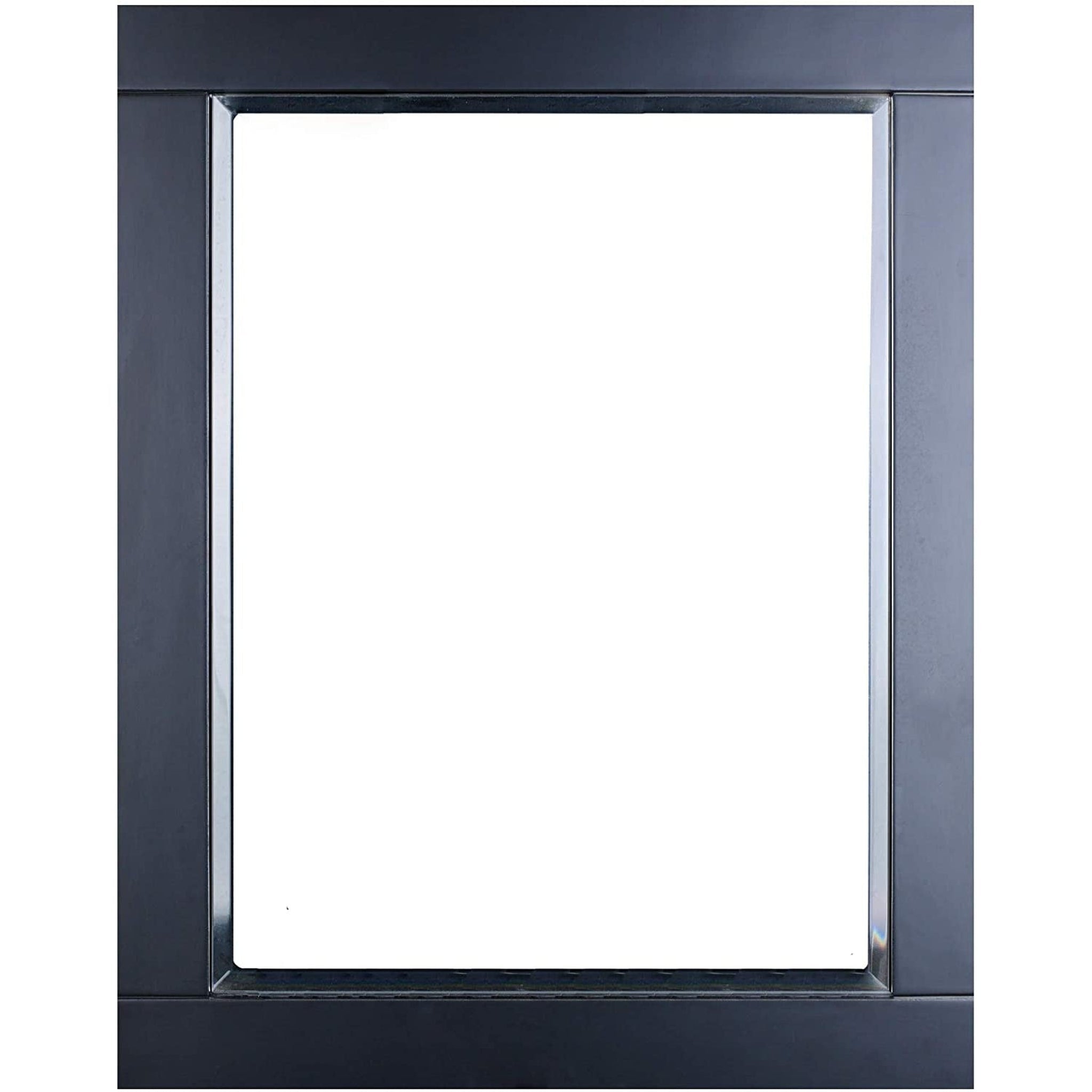 Eviva, Eviva Aberdeen 24" x 30" Espresso Framed Bathroom Wall-Mounted Mirror