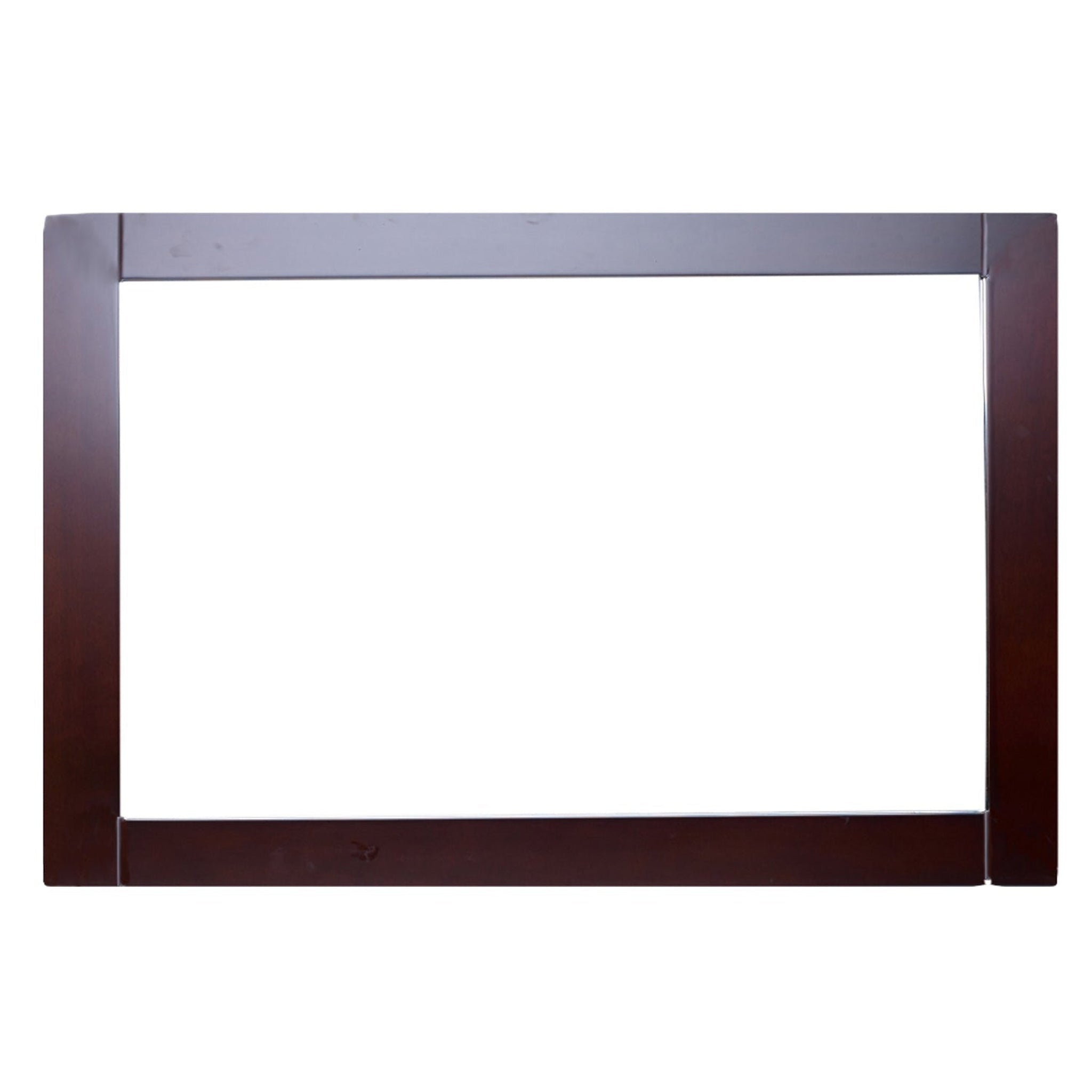 Eviva, Eviva Aberdeen 36" x 30" Teak Framed Bathroom Wall-Mounted Mirror