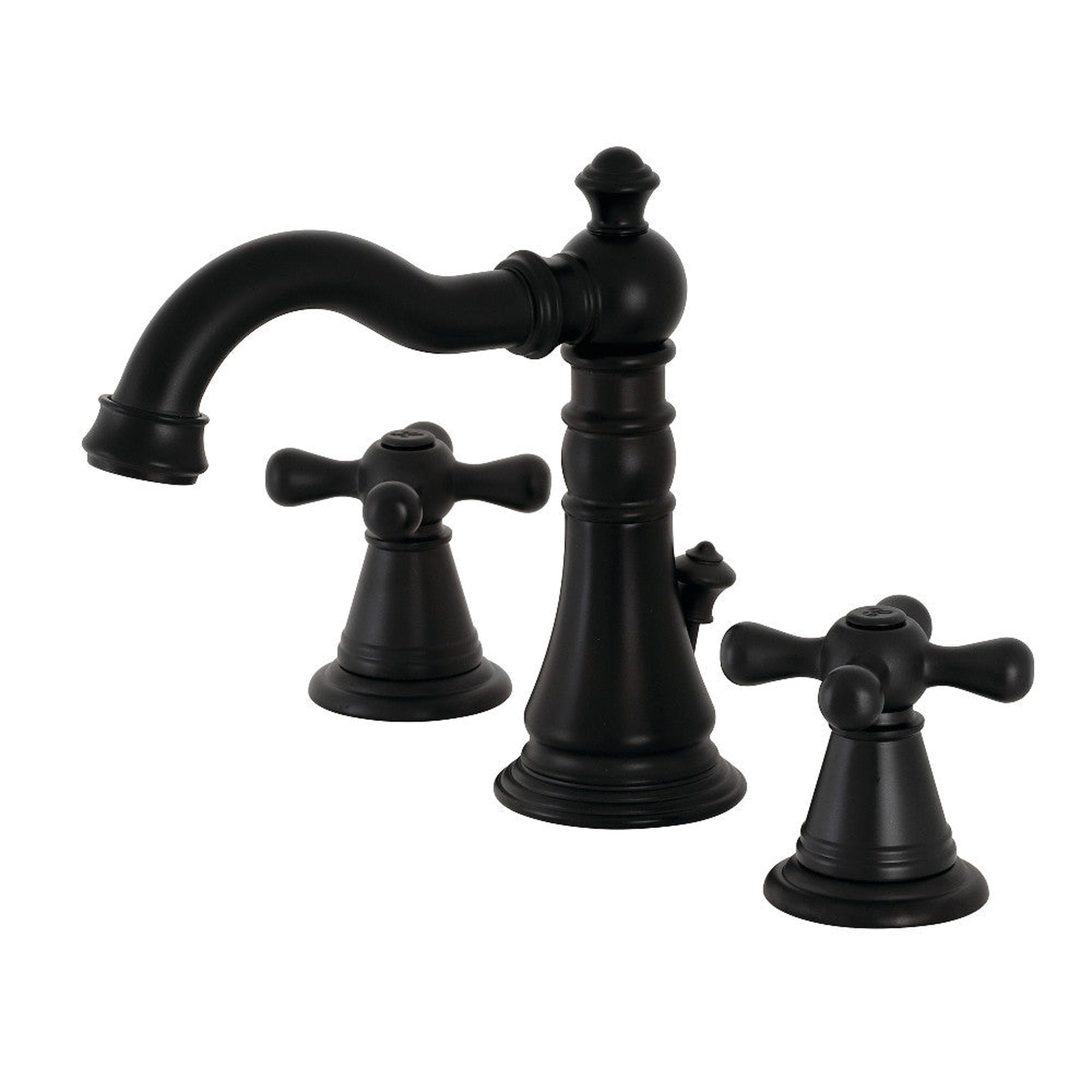 Kingston Brass, Fauceture FSC1970AAX American Classic 8 in. Widespread Bathroom Faucet, Matte Black