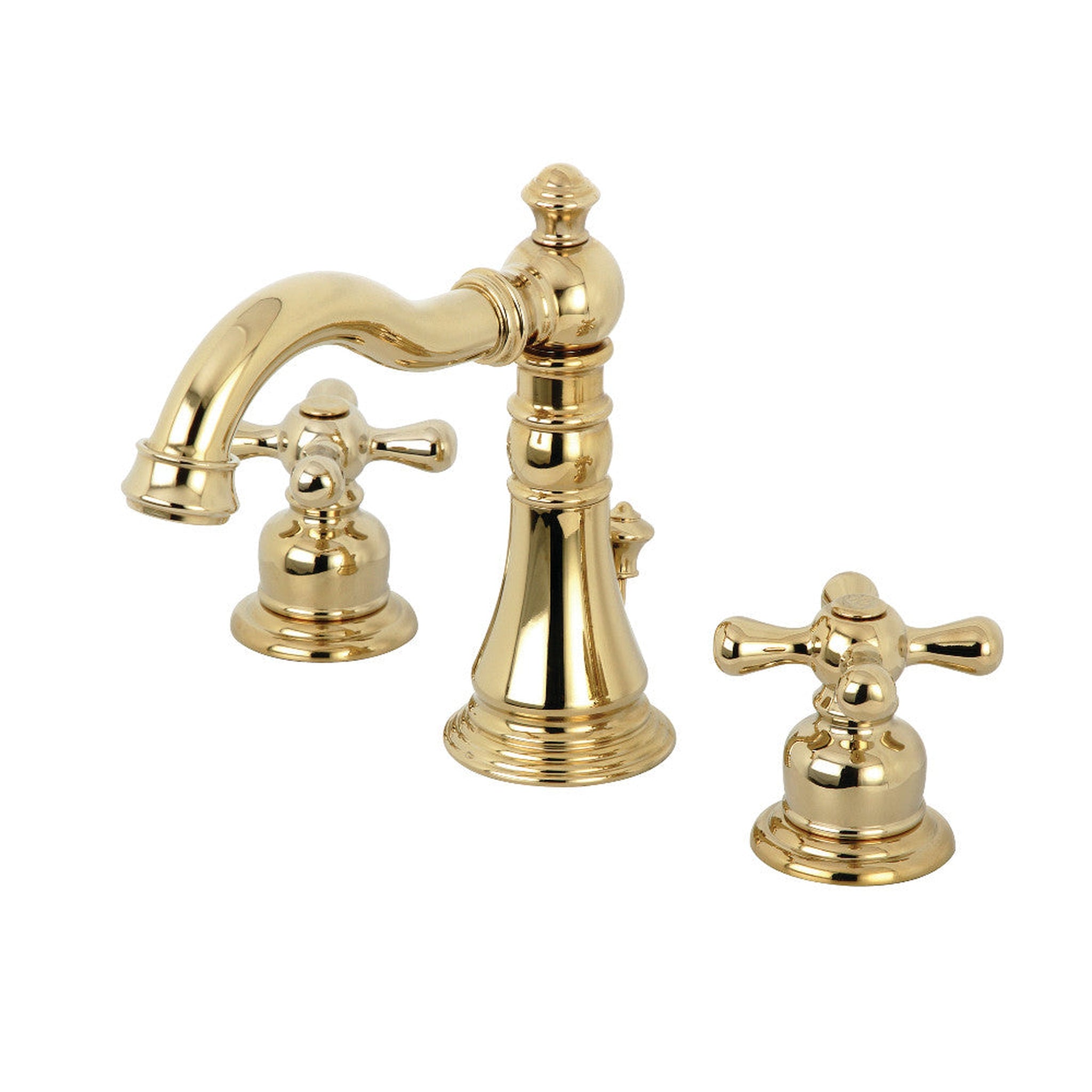 Kingston Brass, Fauceture FSC1972AX American Classic Widespread Bathroom Faucet, Polished Brass