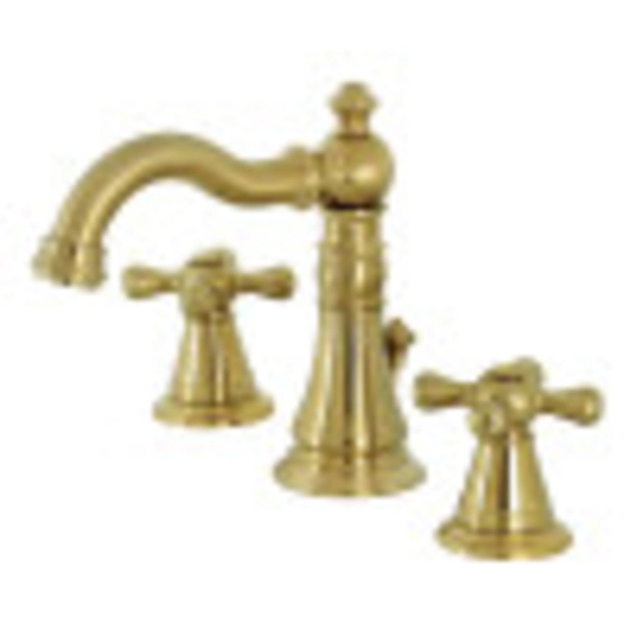 Kingston Brass, Fauceture FSC1973AAX American Classic 8 in. Widespread Bathroom Faucet, Brushed Brass