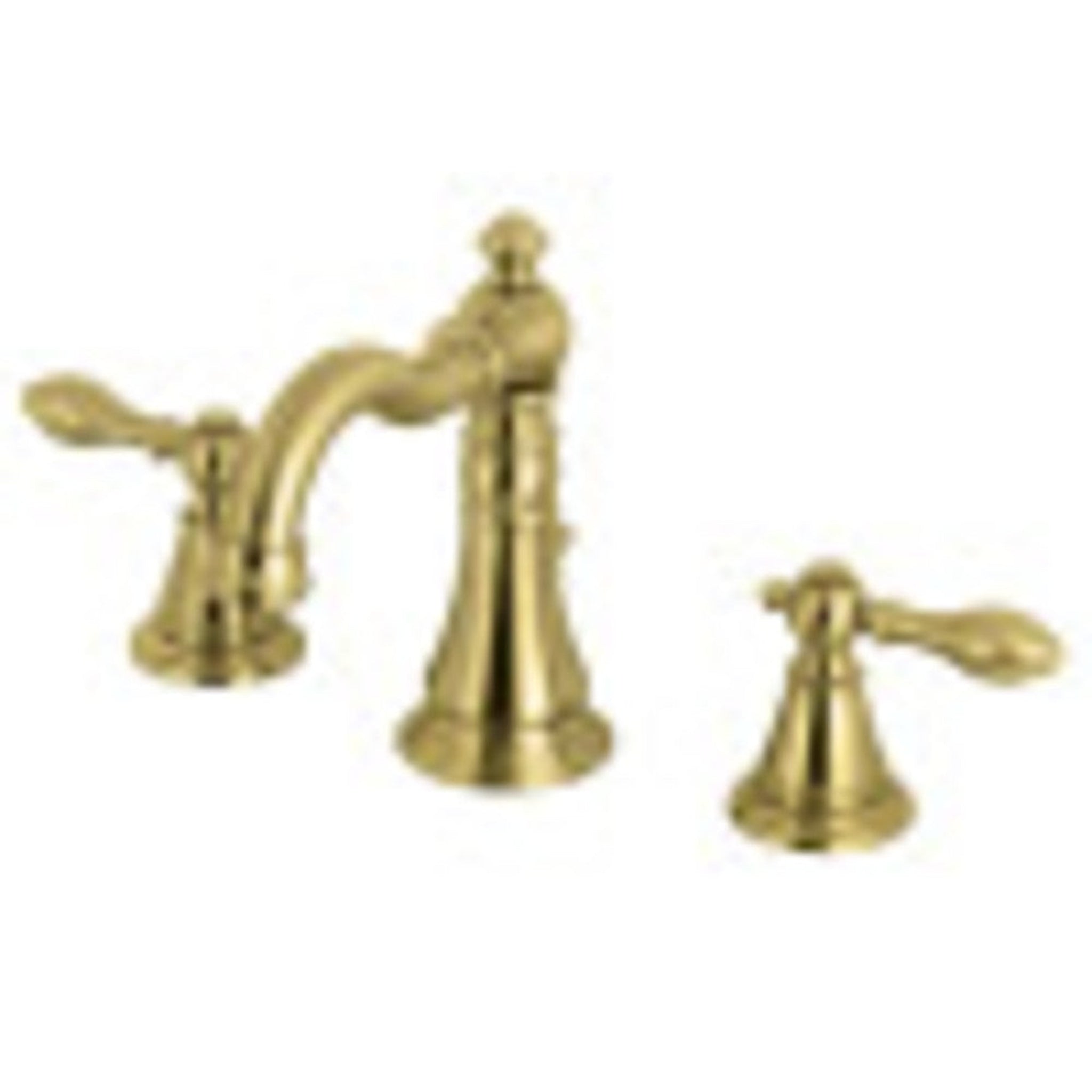 Kingston Brass, Fauceture FSC1973AL English Classic Widespread Bathroom Faucet, Brushed Brass